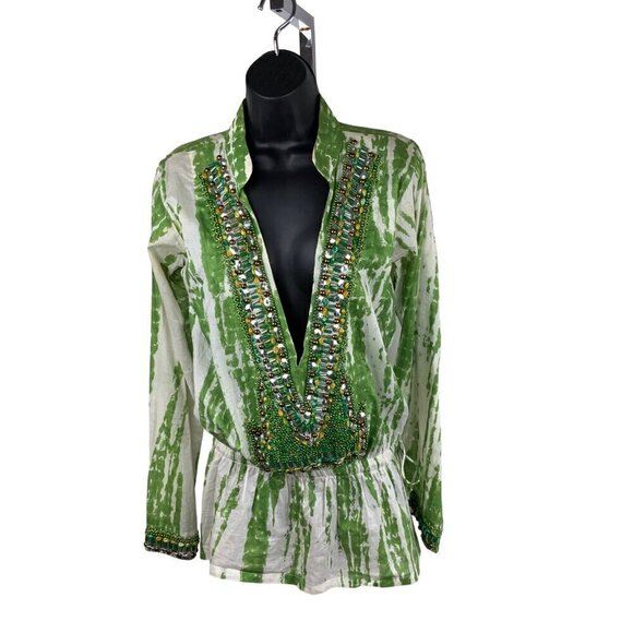 Tanya Marie jewelled womens top 44 chest elastic waist - Picture 11 of 11